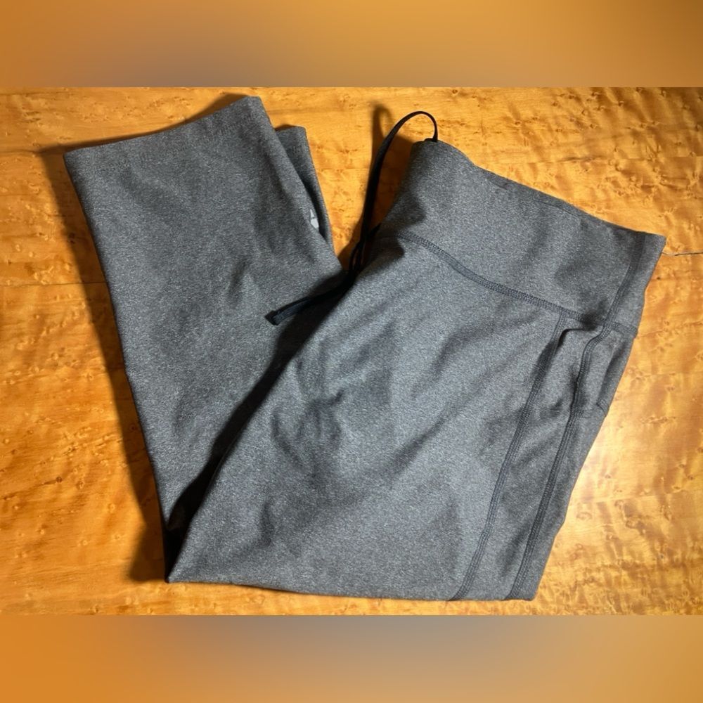 Xersion calf length leggings, gray, like new condition, size large